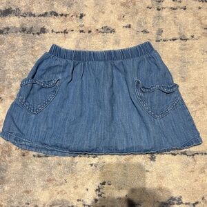 Girls Cat & Jack Blue Denim Skorts size 5T